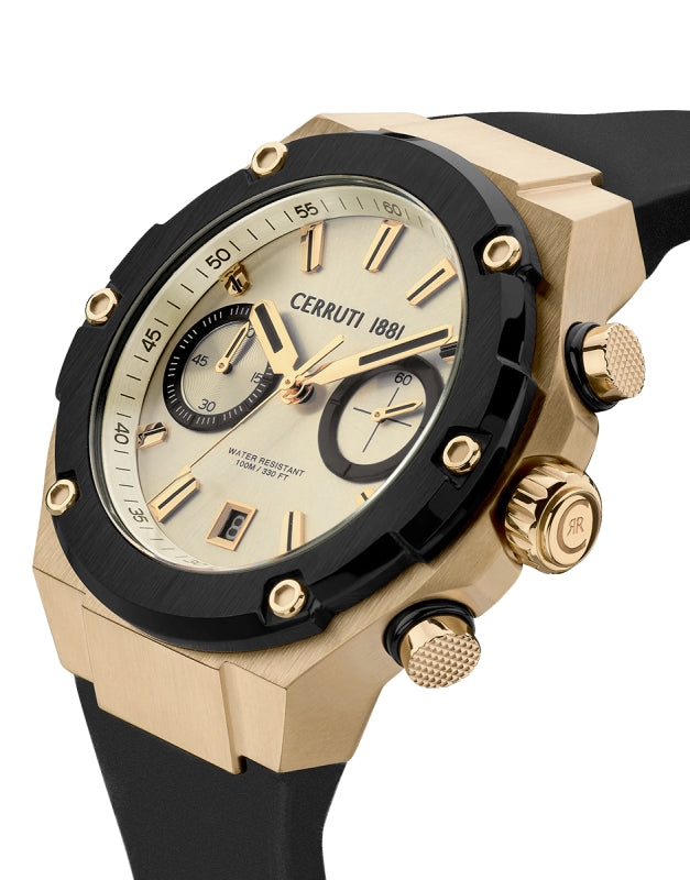 CERRUTI 1881 - GOLD & BLACK