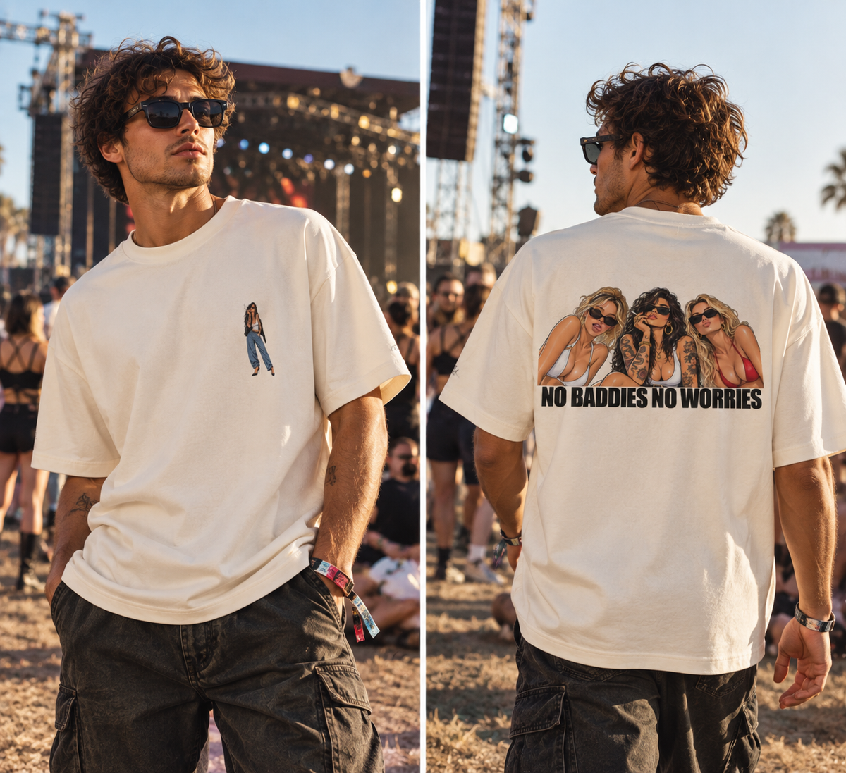 T-SHIRT UNISEXE 100% COTON - JACKIE, MARGOT & SYDNEY
